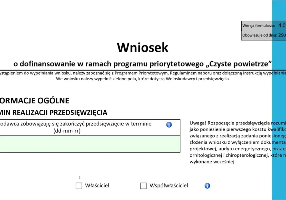 Czyste powietrze dokumenty do pobrania – uniknij błędów w wniosku