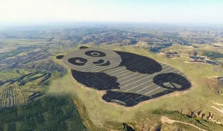 Elektrownia słoneczna w kształcie pandy – innowacyjny projekt zmieniający przyszłość energii