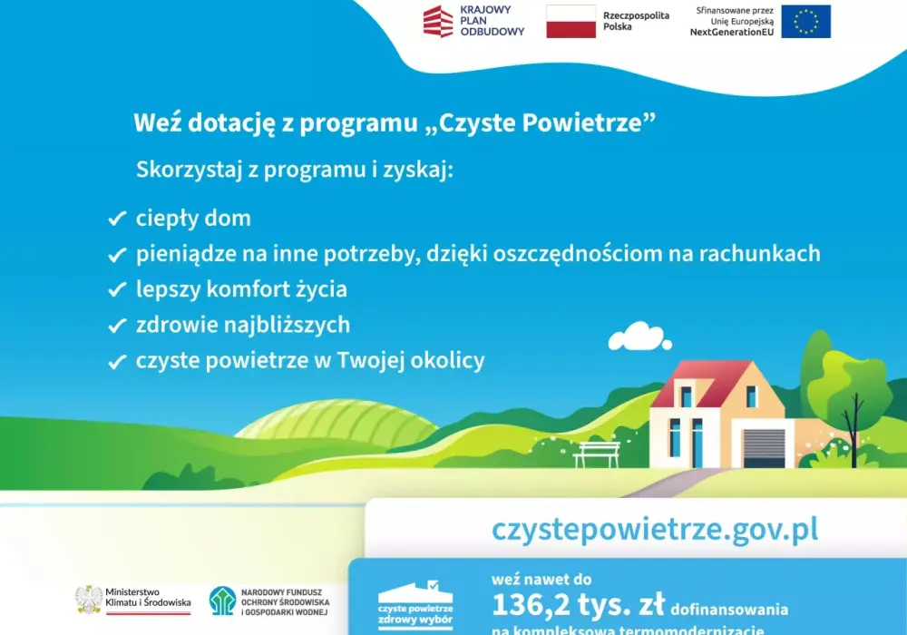 Czyste powietrze Katowice: jak uzyskać wypłatę środków na dotacje