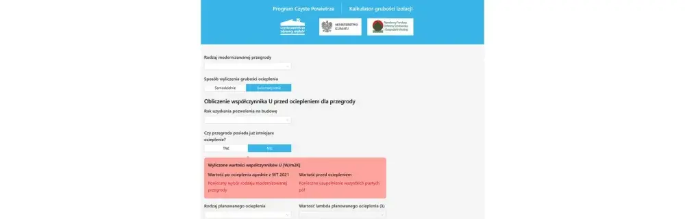 Oblicz grubość styropianu w programie Czyste Powietrze i oszczędzaj