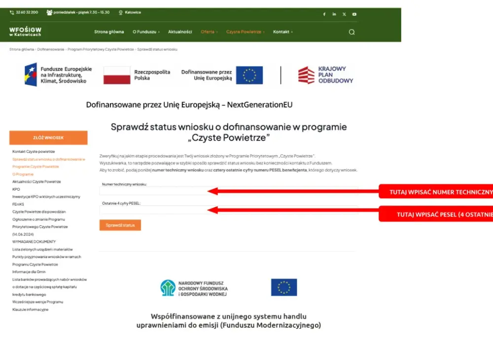 Jak skutecznie zalogować się do czyste powietrze Katowice?