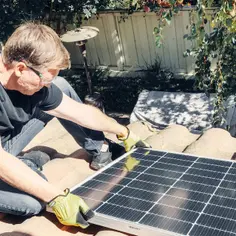  Instalacja fotowoltaiczna - schemat podłączenia i montażu paneli PV