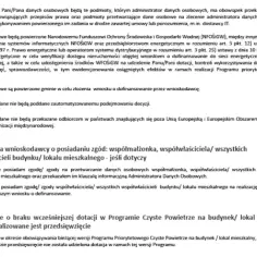 Czyste powietrze: jak uzyskać zgodę współwłaściciela na dofinansowanie