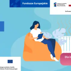 Ilustracja przedstawia kobietę czytającą książkę obok grzejnika i kotła gazowego.