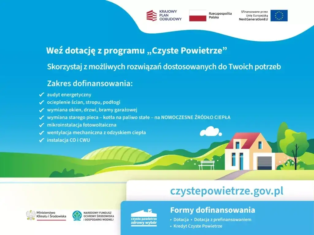 Zdjęcie Program czyste powietrze dofinansowanie - jak uniknąć wysokich kosztów ogrzewania