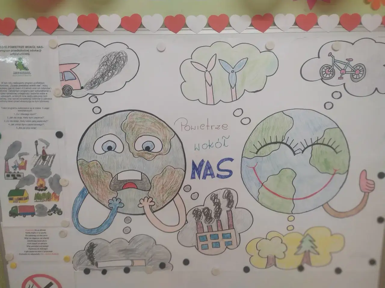 Zdjęcie Czyste powietrze wokół nas plakat - inspiracje i przykłady dla dzieci