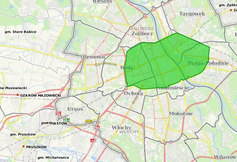 Zdjęcie Strefa czystego powietrza Warszawa - co musisz wiedzieć o przepisach