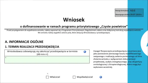 Jak skutecznie złożyć wniosek o dofinansowanie w programie czyste powietrze